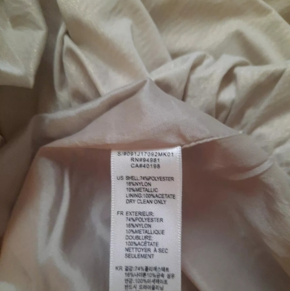 XXI formal Size 6 Sleeveless Ruched Sheath Silky Dress Fairy Party Prom Spring - Picture 8 of 9